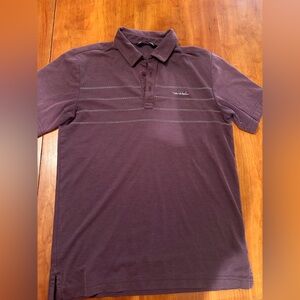 Travis Mathew Men’s Plum Polo Small